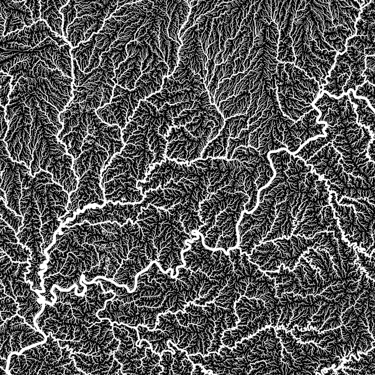 Ohio Regional Hydrological Map - Muir Way - Hydrology