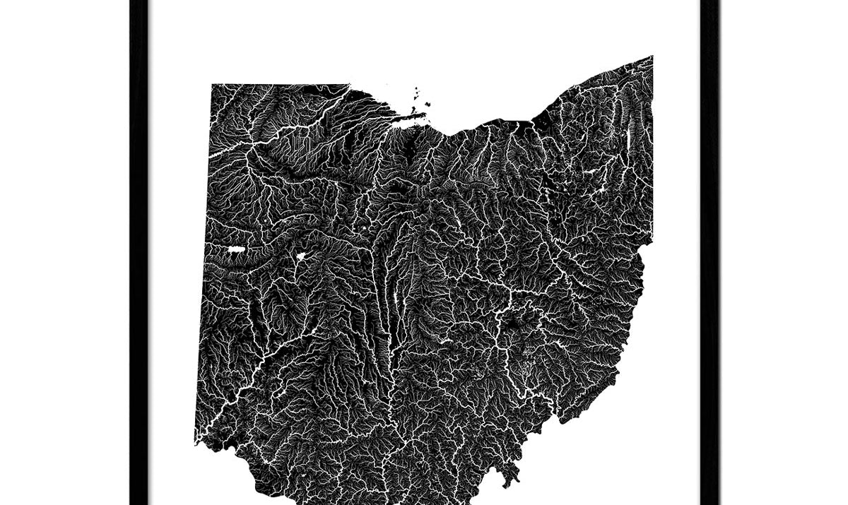 Ohio Hydrological Map