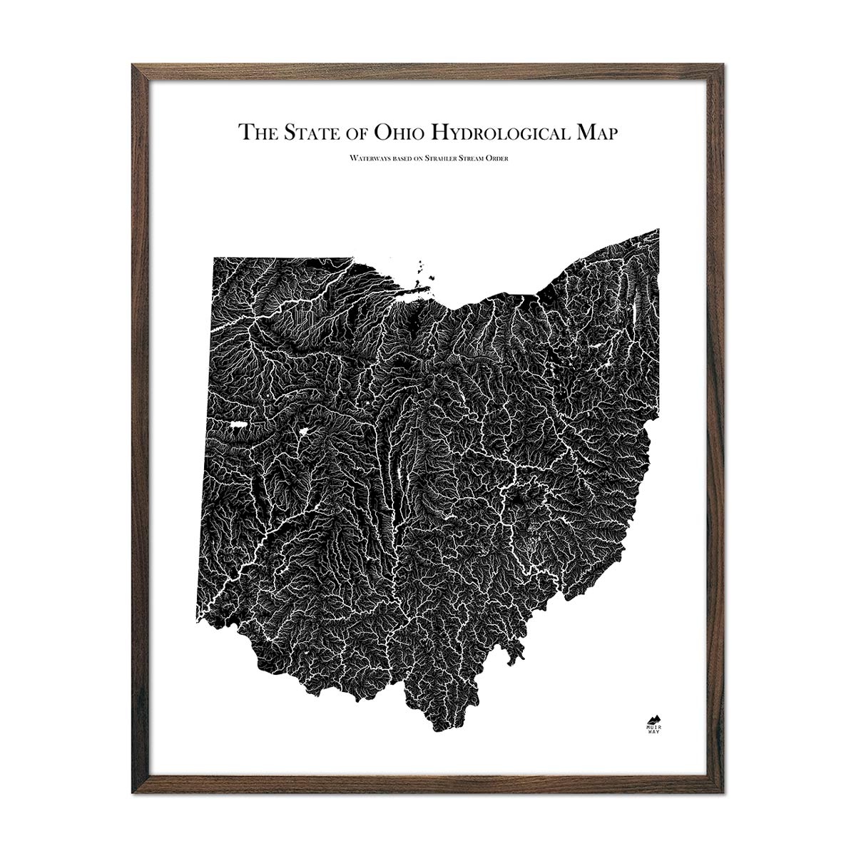 Ohio Hydrological Map - Muir Way - Hydrology