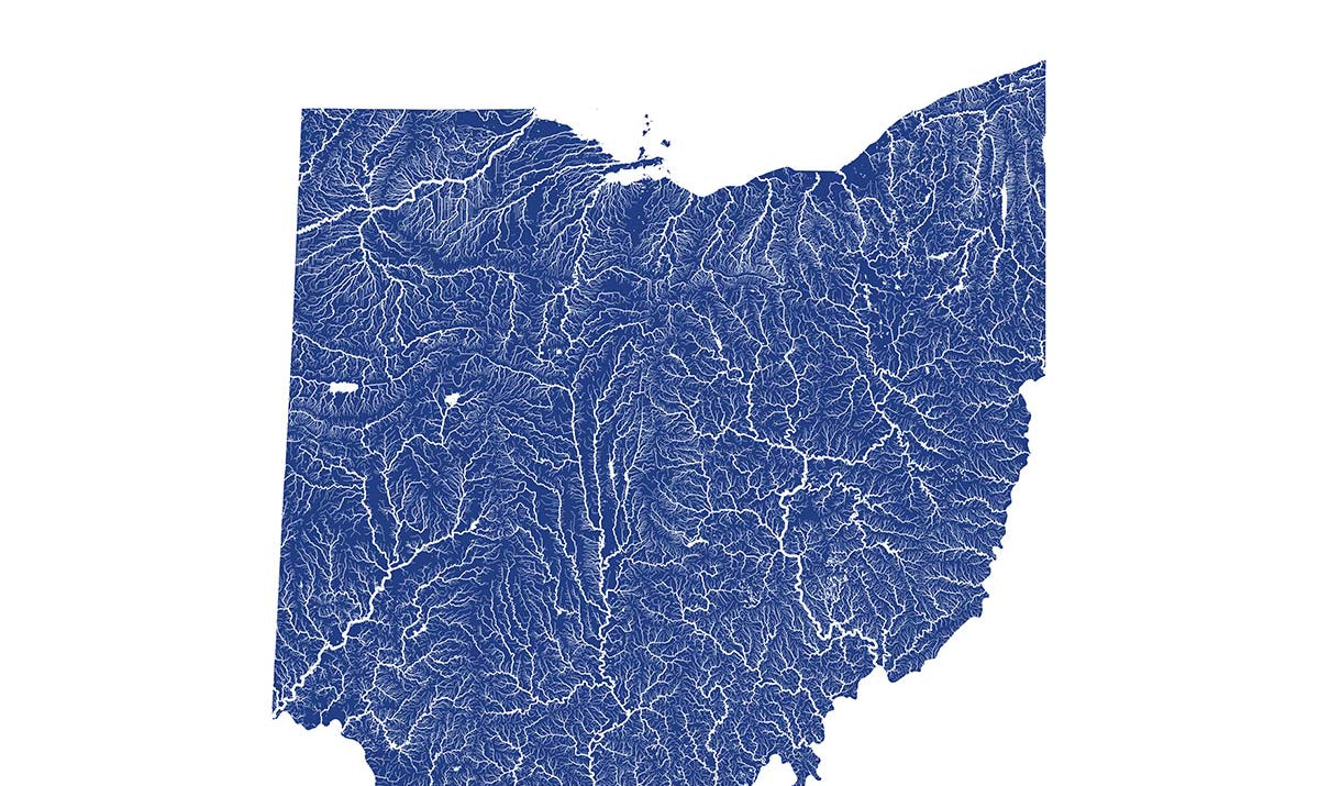 Ohio Hydrology Map