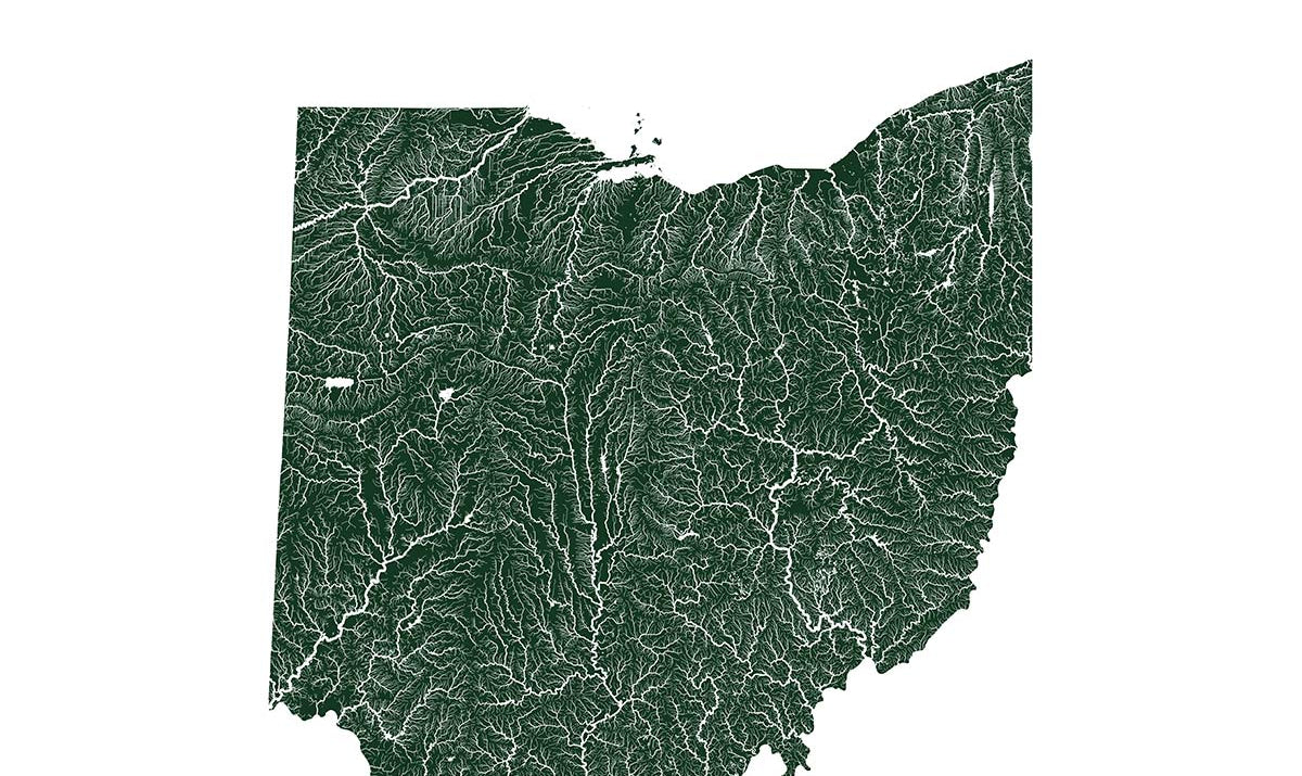 Ohio Rivers Map