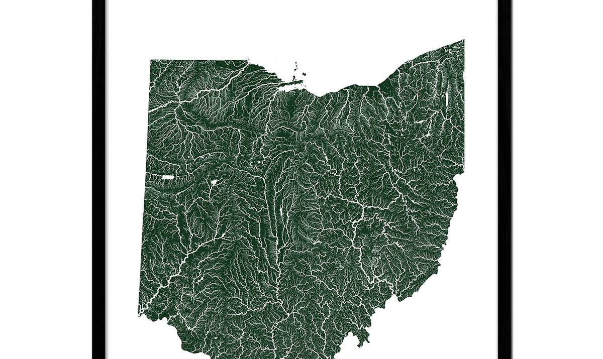 Ohio Rivers Map