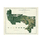 Olympic Forest Reserve Map 1899 - Muir Way - Vintage Map