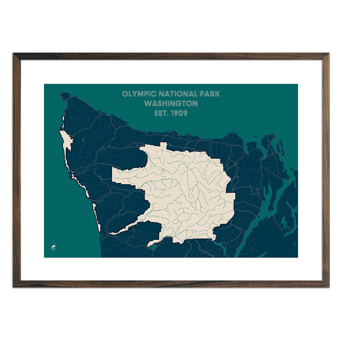 Olympic National Park Map - Muir Way - National Park