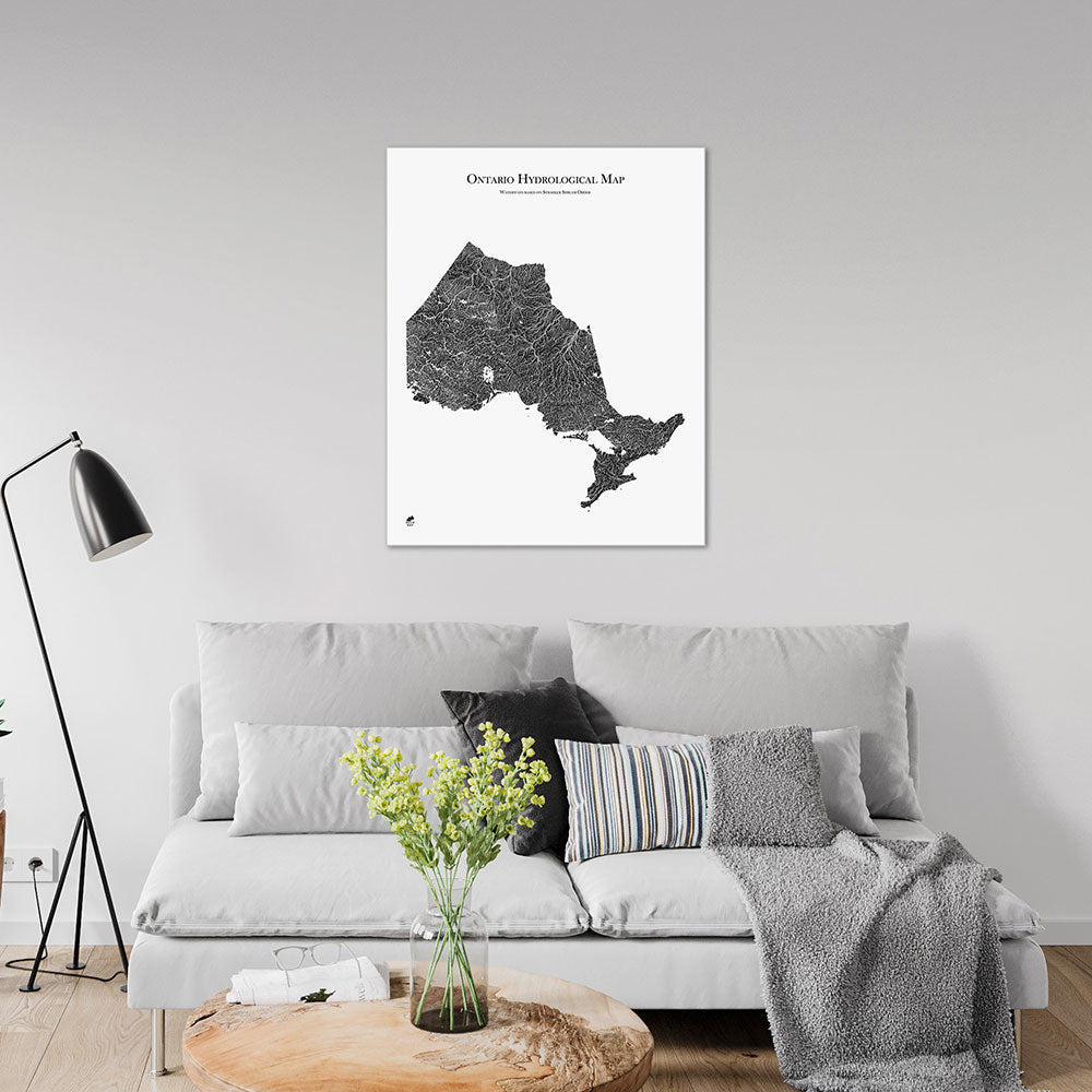 Ontario Hydrological Map - Muir Way - Hydrology
