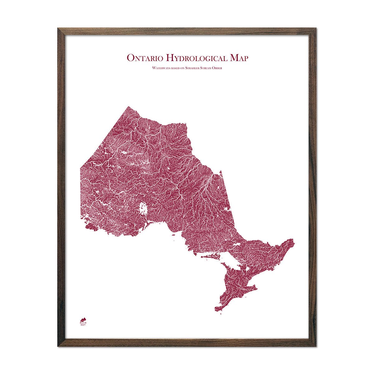 Ontario Hydrological Map - Muir Way - Hydrology