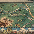 Oregon Trail Map 1932 - Muir Way - Vintage Map