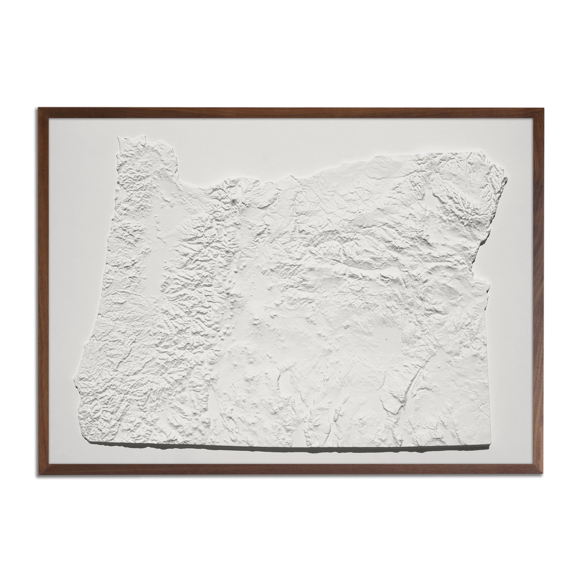 Oregon 3D Raised Relief Map - Muir Way - 3D