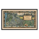 Oregon Trail Map 1932 - Muir Way - Vintage Map