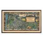 Oregon Trail Map 1932 - Muir Way - Vintage Map