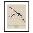 Ozark National Scenic Riverways Map - Muir Way - National Park