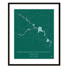 Ozark National Scenic Riverways Map - Muir Way - National Park