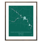 Ozark National Scenic Riverways Map - Muir Way - National Park