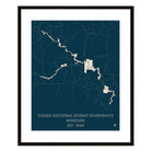 Ozark National Scenic Riverways Map - Muir Way - National Park