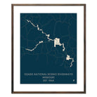 Ozark National Scenic Riverways Map - Muir Way - National Park