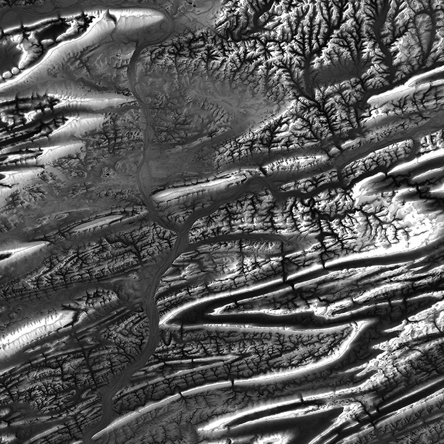 Pennsylvania Elevation Map - Muir Way - Elevation