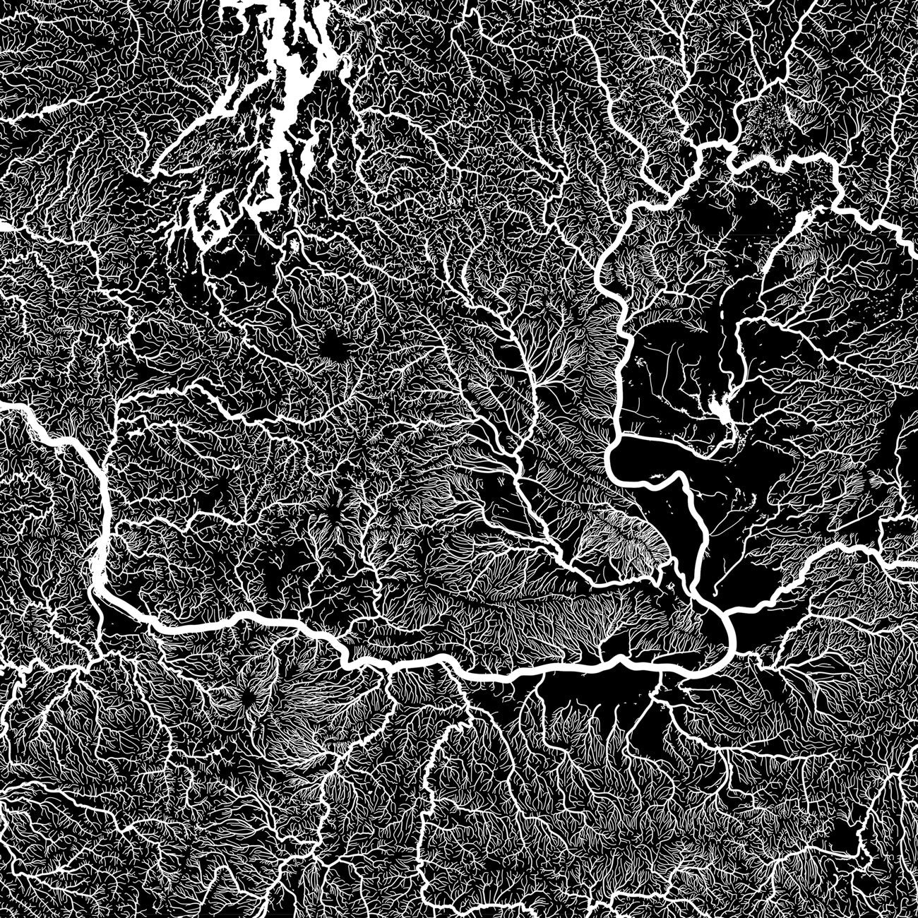 Pacific Northwest Regional Hydrological Map - Muir Way - Hydrology