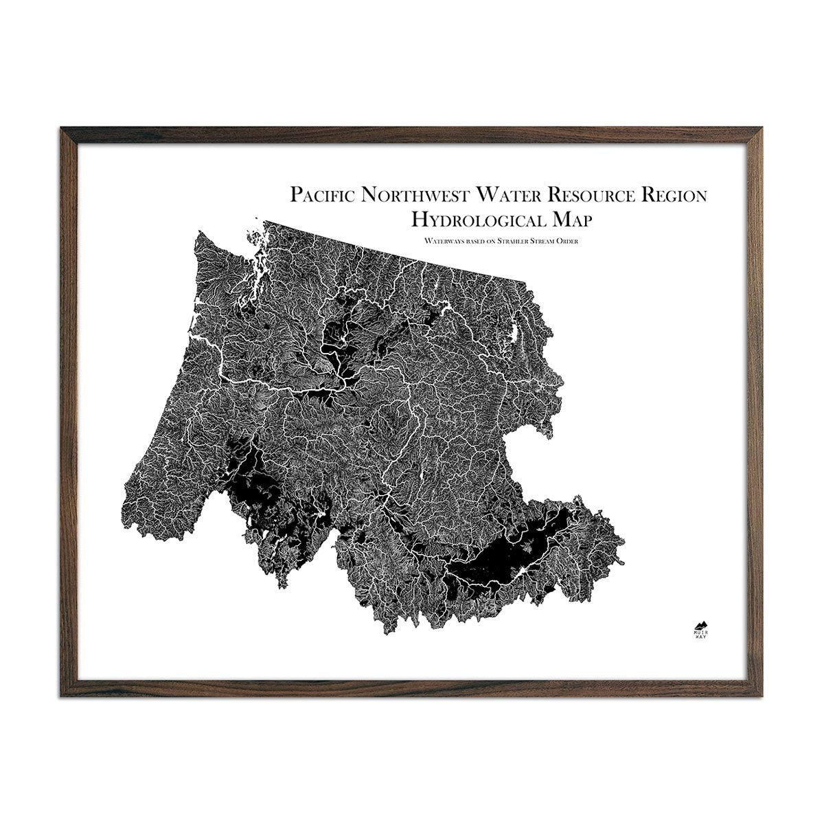 Pacific Northwest Regional Hydrological Map