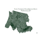 Pacific Northwest Regional Hydrological Map - Muir Way - Hydrology