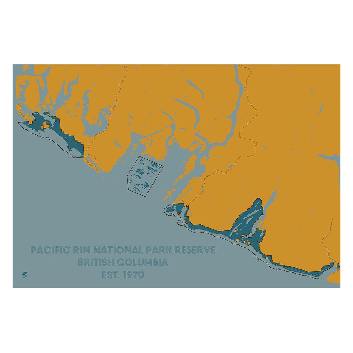 Pacific Rim National Park Reserve Map - Muir Way - National Park