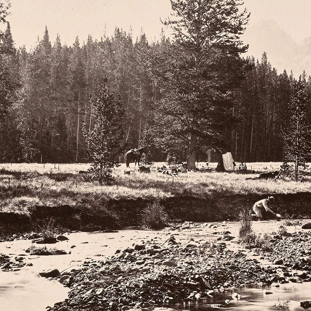 Palace Butte Park, Yellowstone 1873 - Muir Way - Photograph