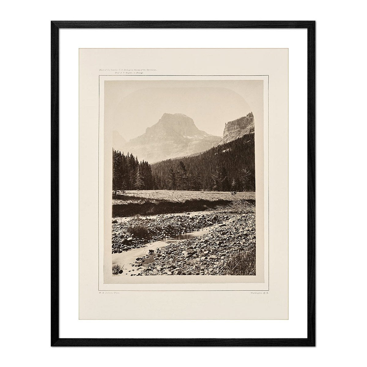 Palace Butte, Near Mount Blackmore, Yellowstone 1873 - Muir Way - Photograph