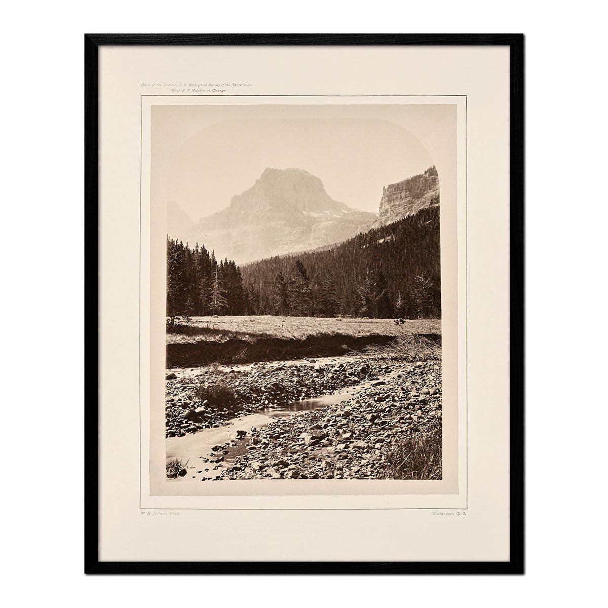 Palace Butte, Near Mount Blackmore, Yellowstone 1873 - Muir Way - Photograph
