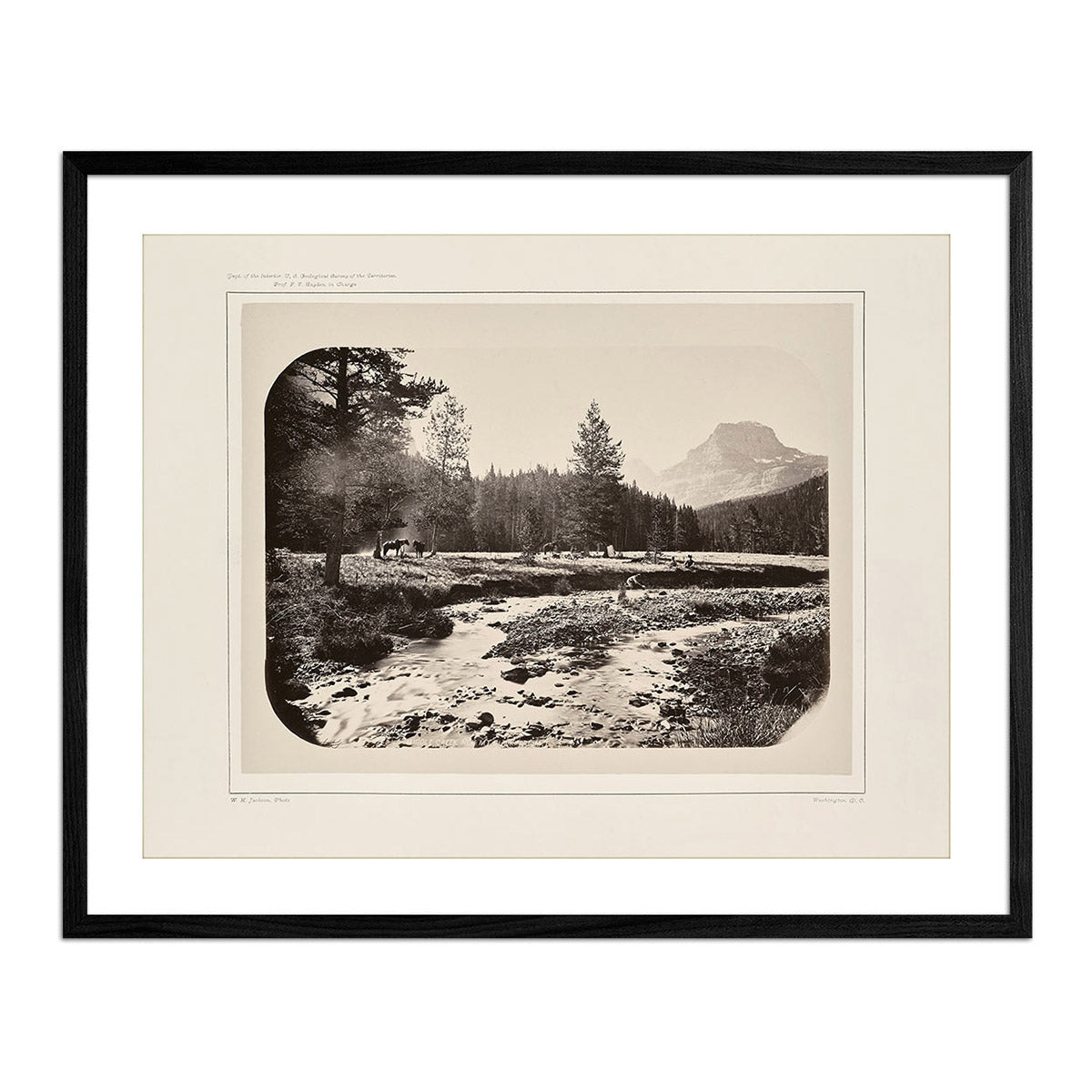 Palace Butte Park, Yellowstone 1873 - Muir Way - Photograph