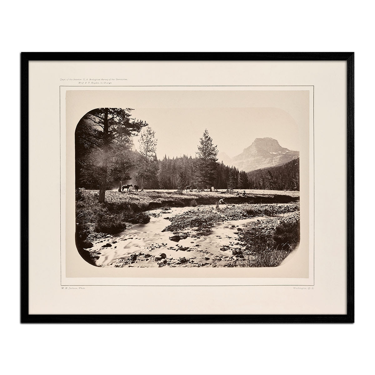 Palace Butte Park, Yellowstone 1873 - Muir Way - Photograph