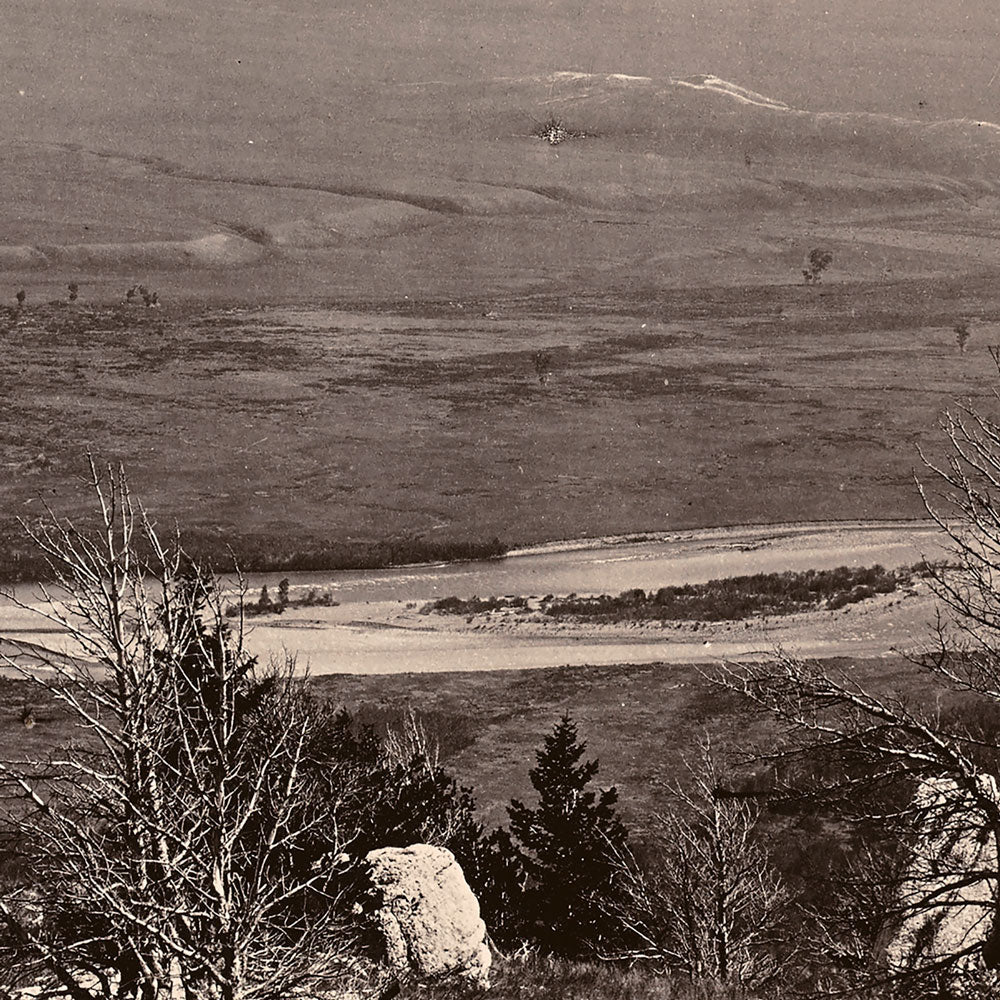 Panoramic View of Yellowstone Valley No. 2, Yellowstone 1873 - Muir Way - Photograph