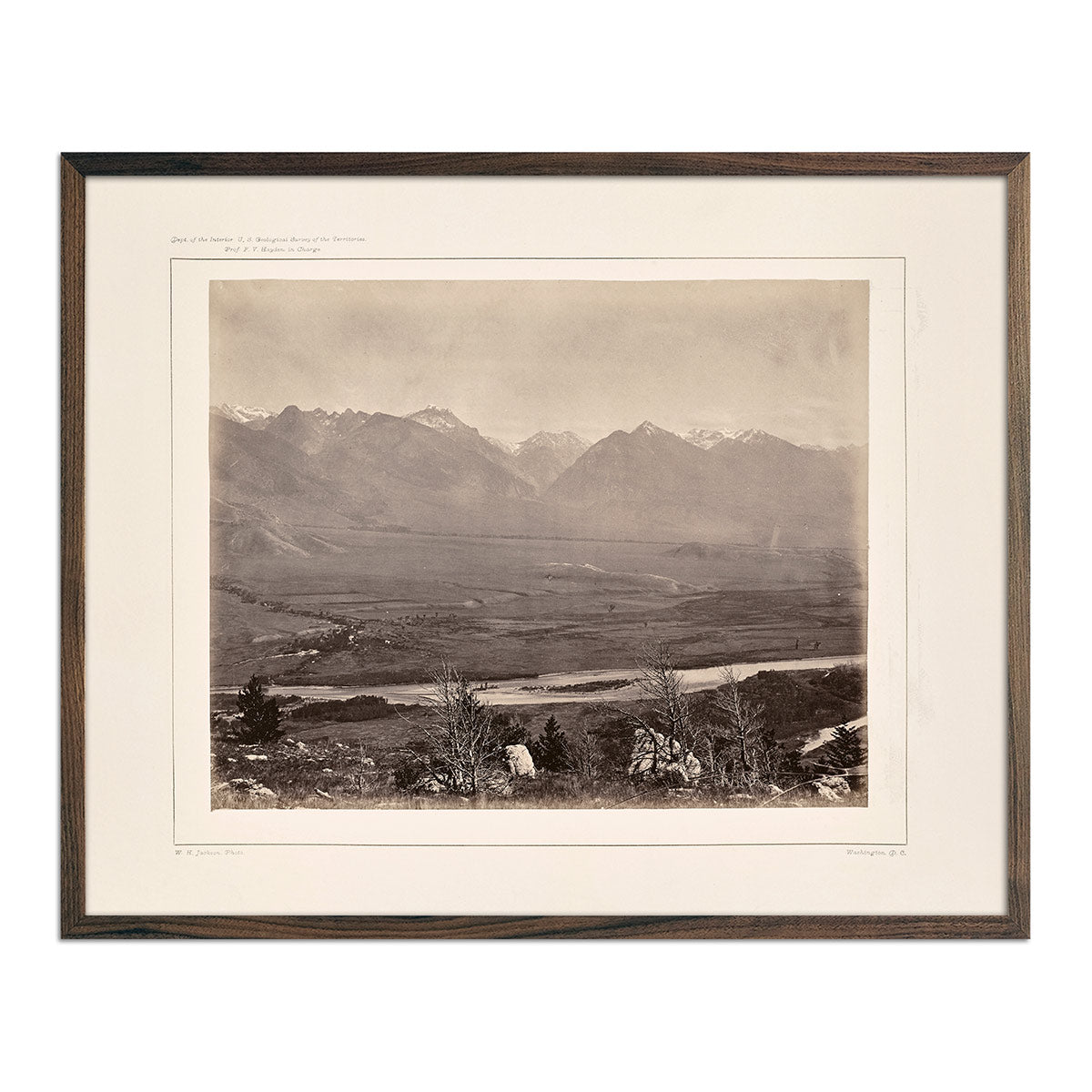 Panoramic View of Yellowstone Valley No. 2, Yellowstone 1873 - Muir Way - Photograph