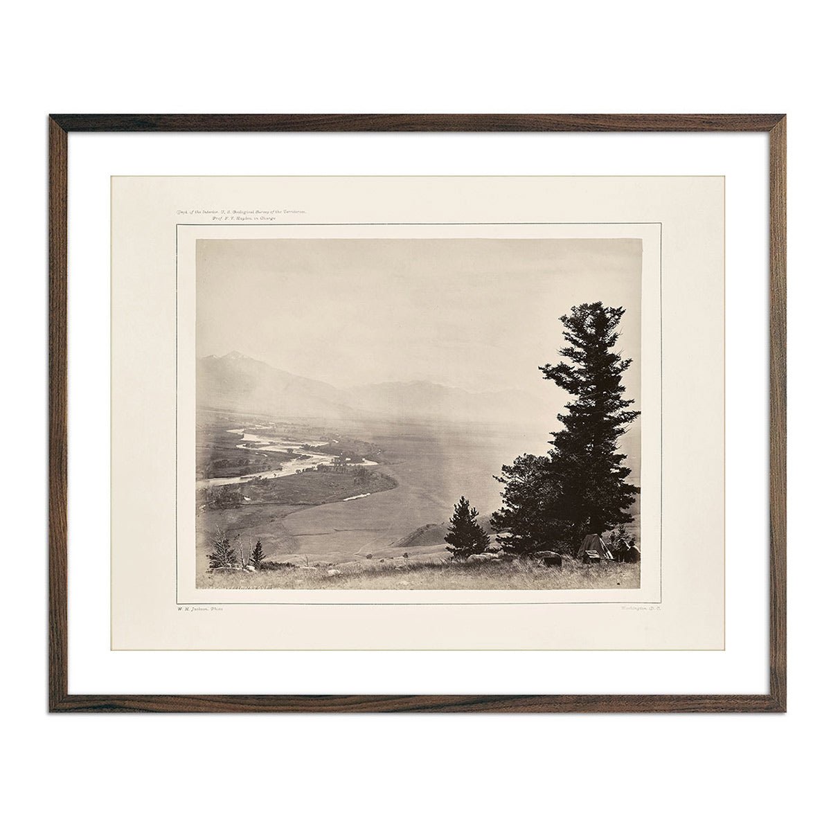 Panoramic View of Yellowstone Valley No. 3, Yellowstone 1873 - Muir Way - Photograph