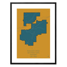 Petrified Forest National Park Map - Muir Way - National Park