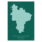 Pinnacles National Park Map - Muir Way - National Park