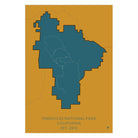 Pinnacles National Park Map - Muir Way - National Park