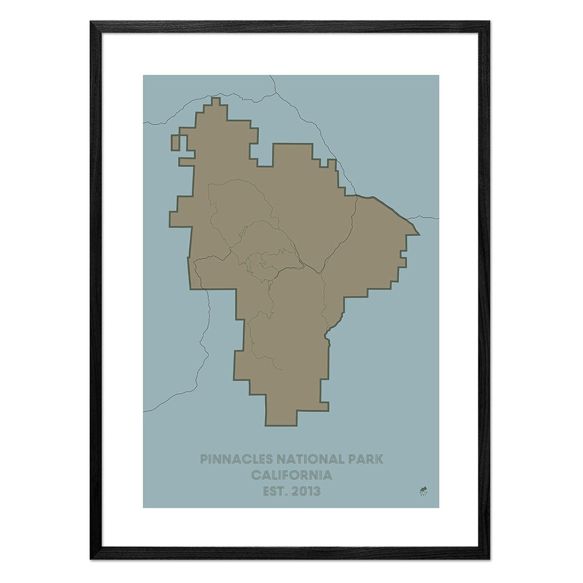 Pinnacles National Park Map - Muir Way - National Park