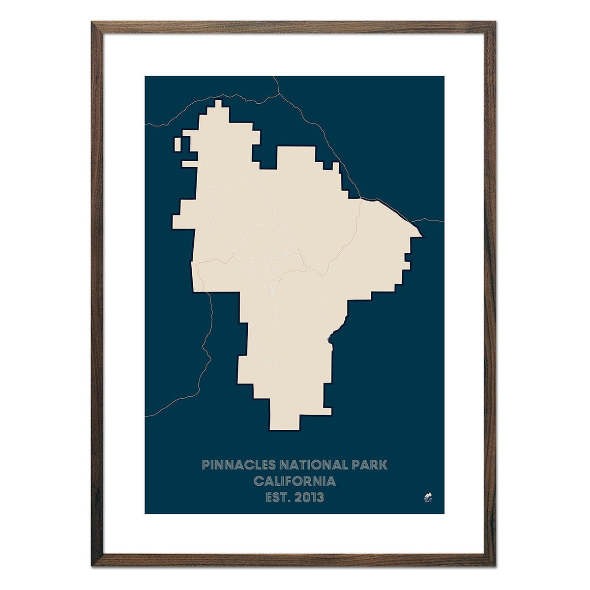 Pinnacles National Park Map - Muir Way - National Park
