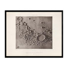 1874 Plato Crater Print - Muir Way - Astronomy