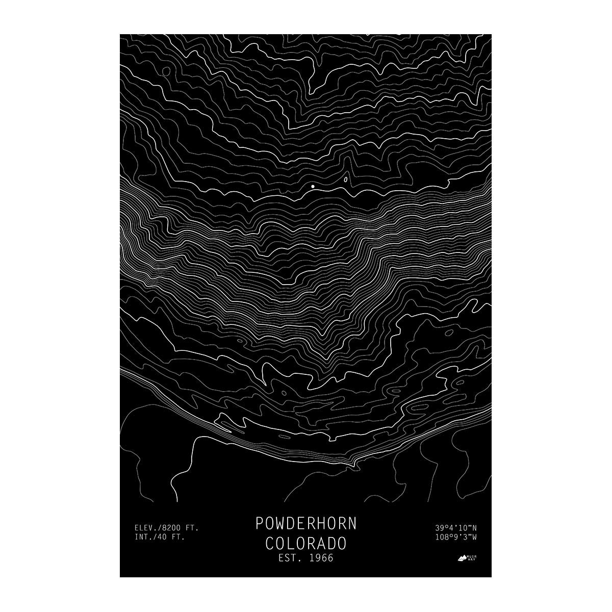 Powderhorn, Colorado - Muir Way - TOPO Series
