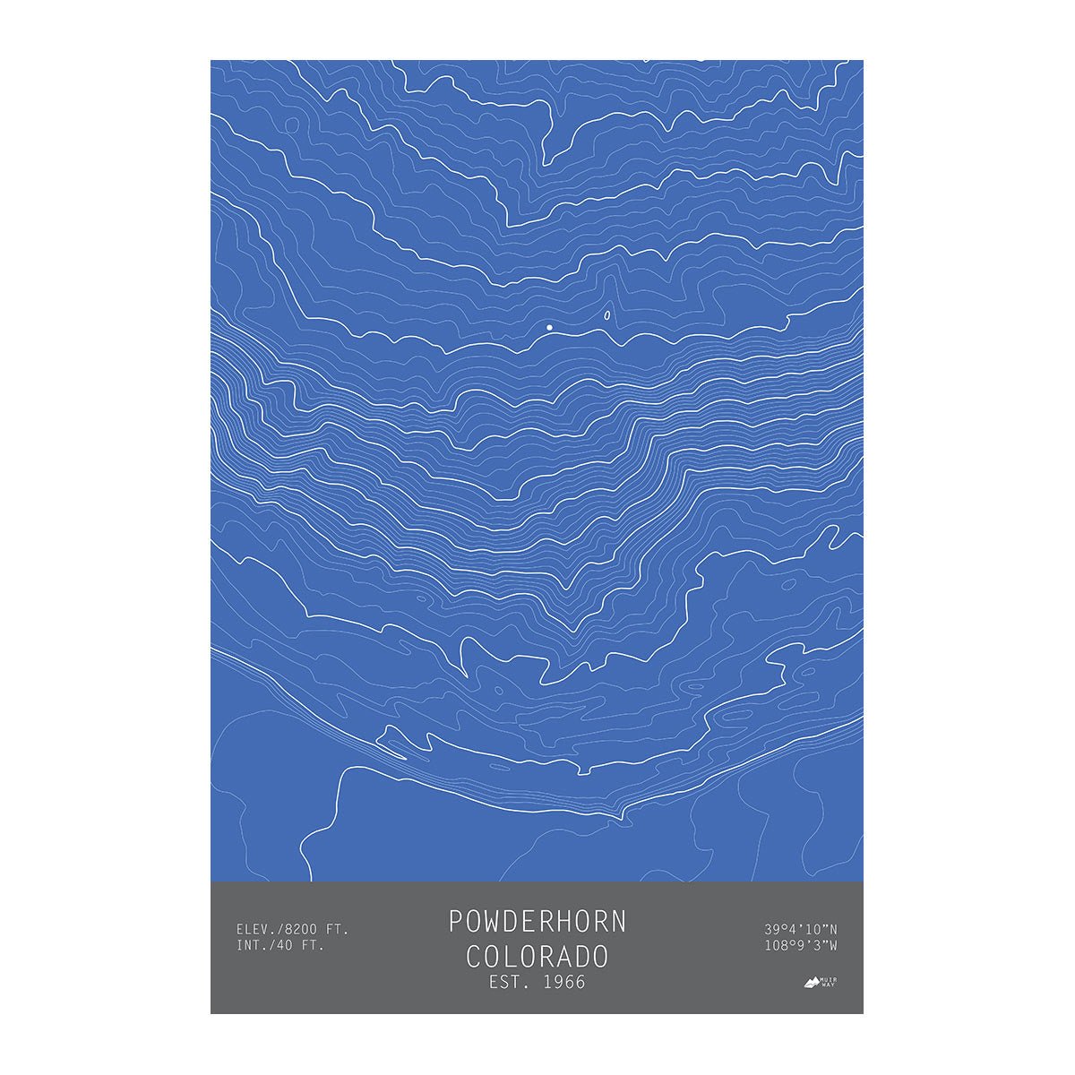 Powderhorn, Colorado - Muir Way - TOPO Series