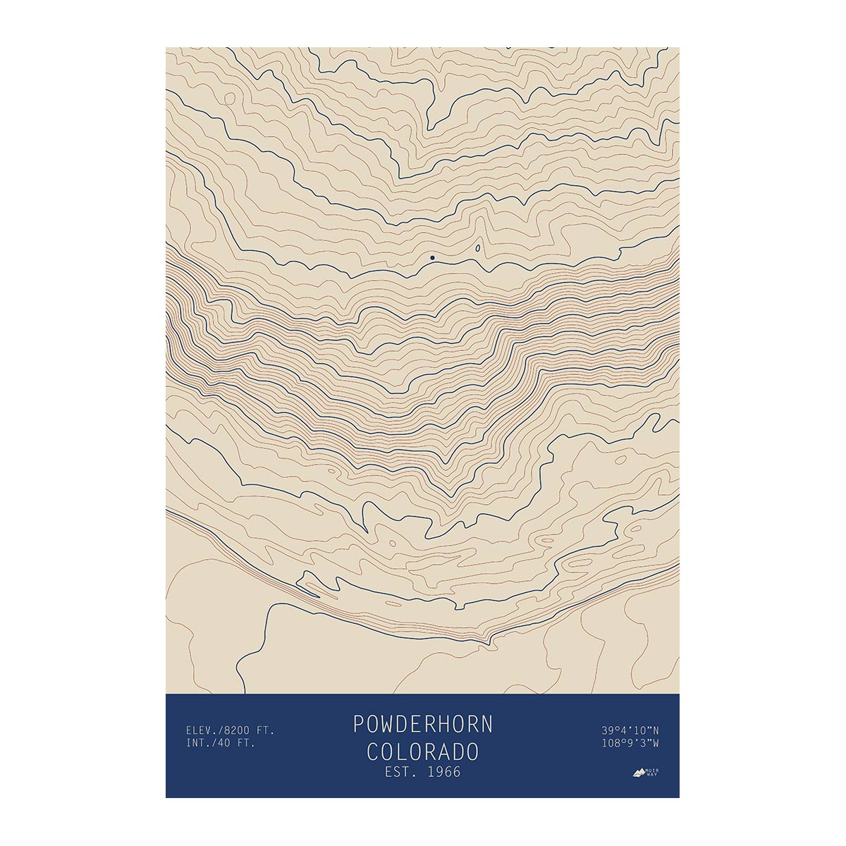 Powderhorn, Colorado - Muir Way - TOPO Series