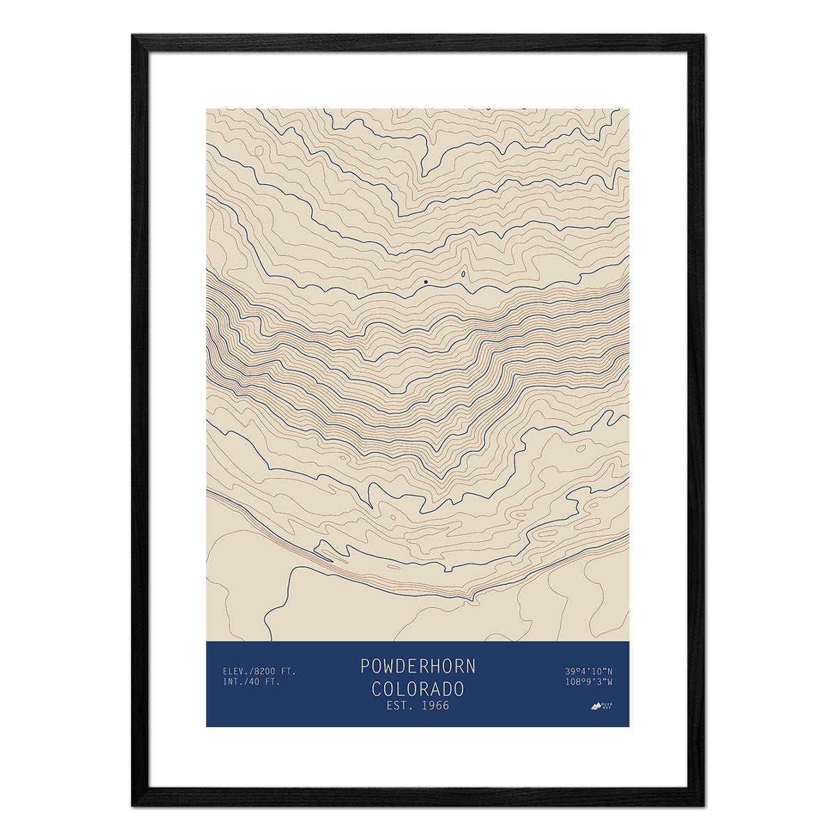 Powderhorn, Colorado - Muir Way - TOPO Series