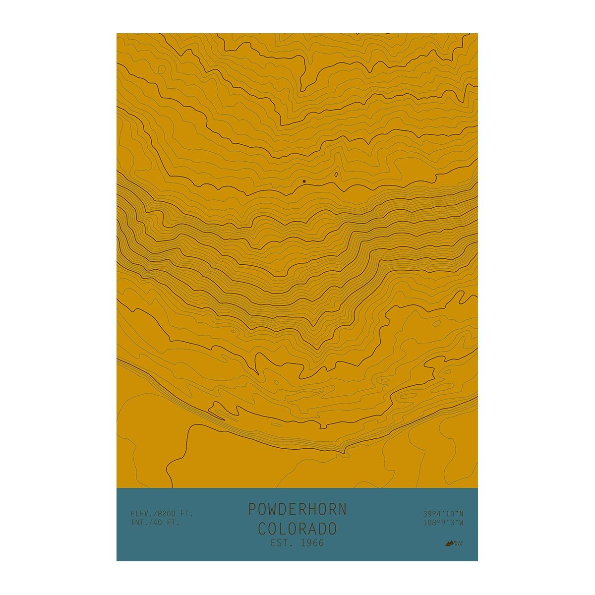 Powderhorn, Colorado - Muir Way - TOPO Series