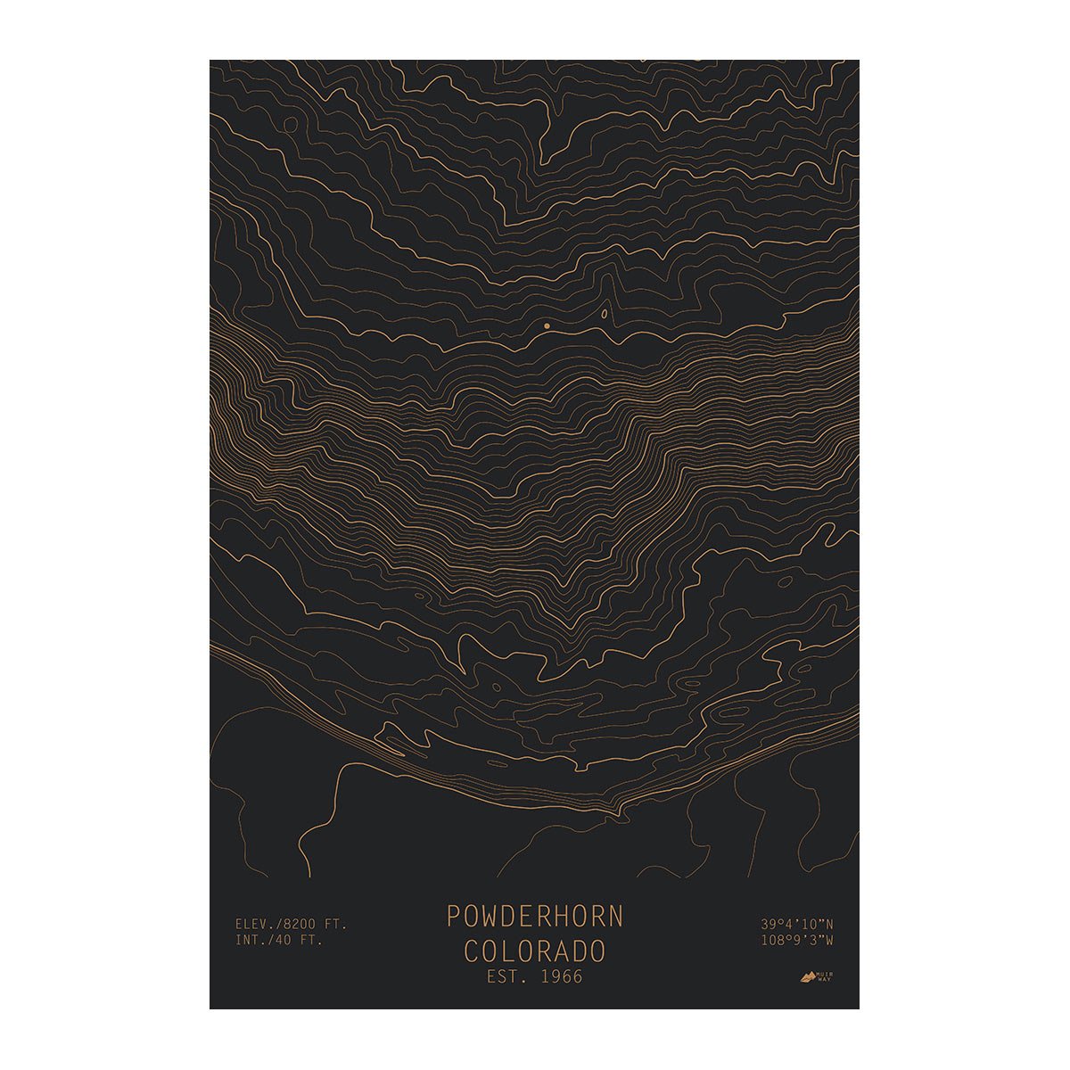 Powderhorn, Colorado - Muir Way - TOPO Series