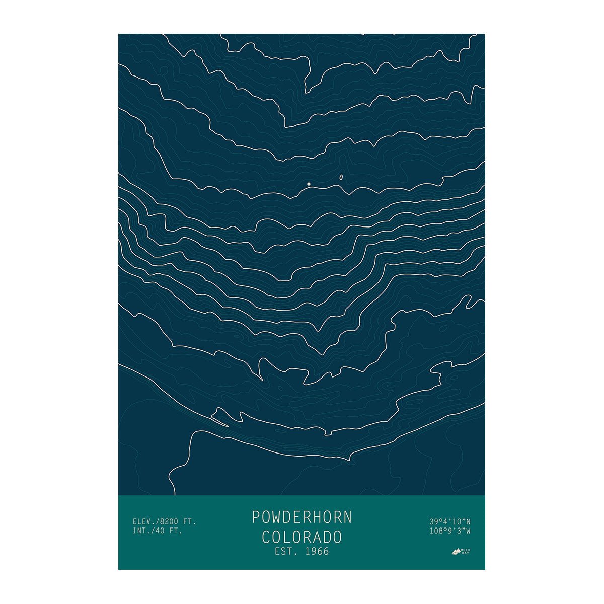 Powderhorn, Colorado - Muir Way - TOPO Series