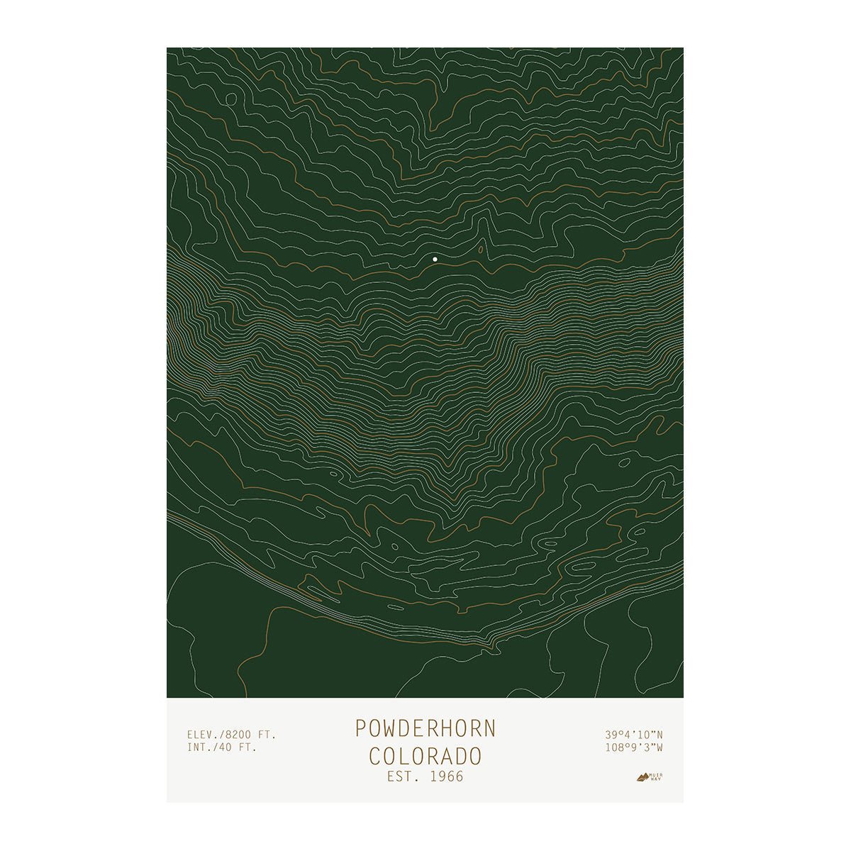Powderhorn, Colorado - Muir Way - TOPO Series