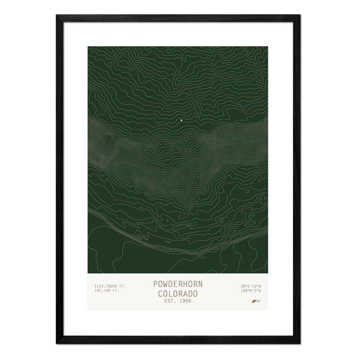 Powderhorn, Colorado - Muir Way - TOPO Series