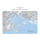 Prince William Sound, AK Map - Muir Way - Range Series