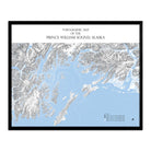 Prince William Sound, AK Map - Muir Way - Range Series