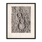 1874 Ptolemy, Alphons, and Arzachael Lunar Craters Print - Muir Way - Astronomy